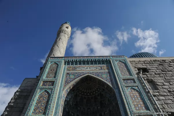 Mosaic above the main entrance